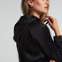 Velours top, Black