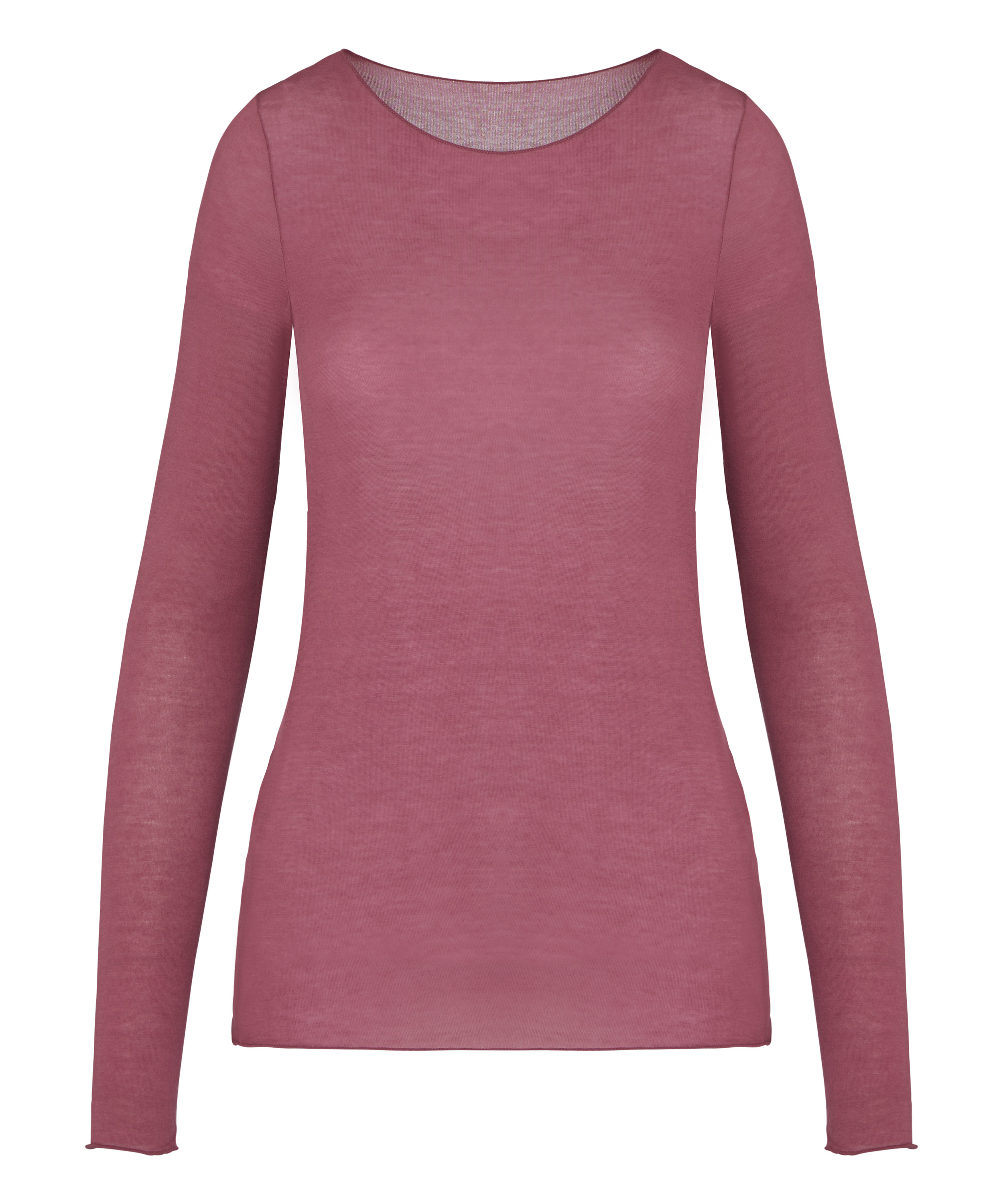 super soft Boatneck shirt with Cashmere, Purple, main