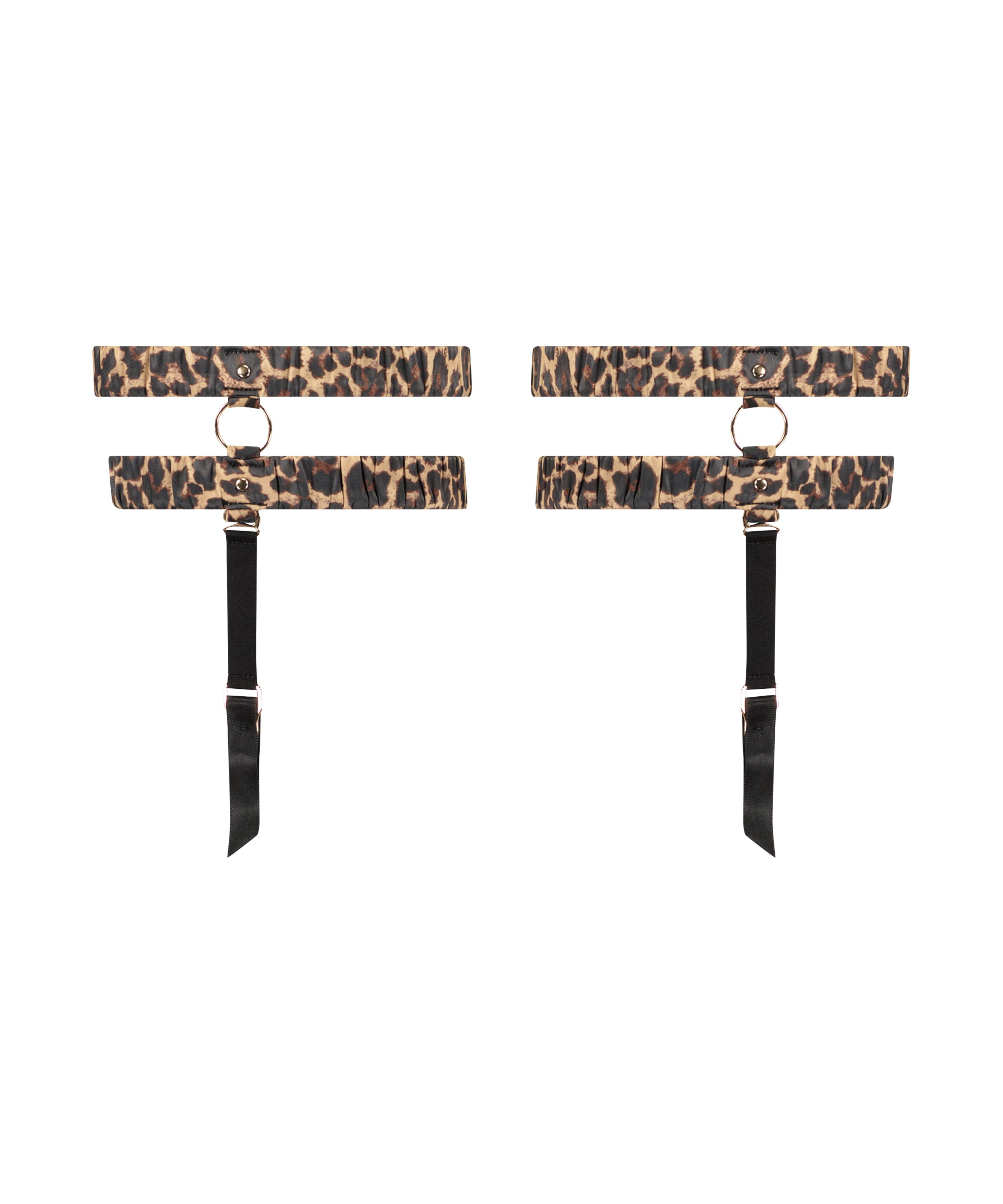 Private Suspender Cuffs, Black, main