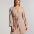 Short Jersey Robe Essentials, Beige