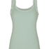 Singlet Rib Jersey Lace, Green
