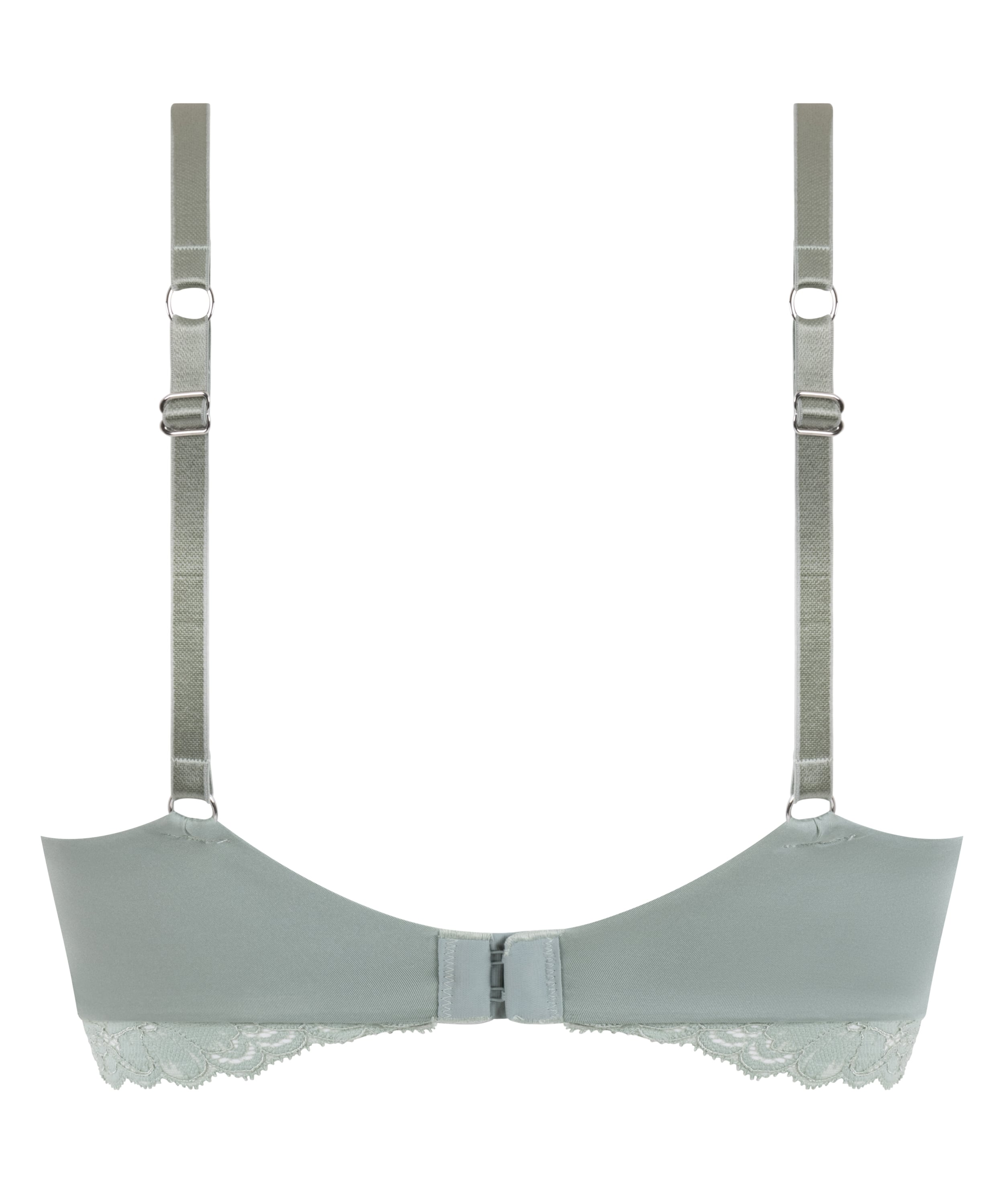 Andrea Padded Non-Wired Bra, Green, main