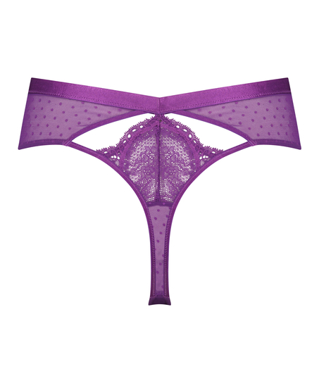 Maisie High Leg Thong Nyakim, Purple