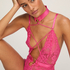 Private Brandy body open crotch, Pink