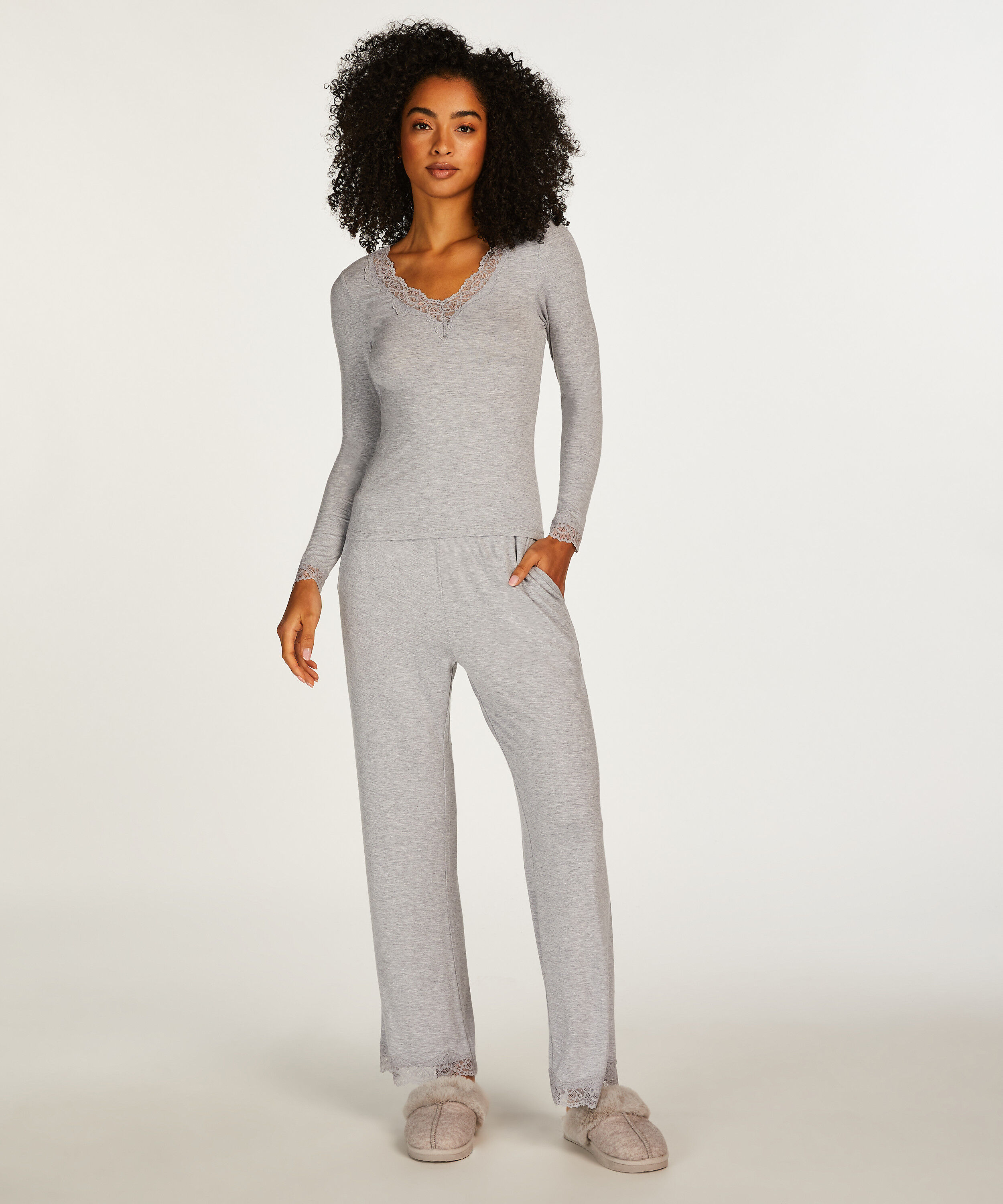 Pajama Set, Gray