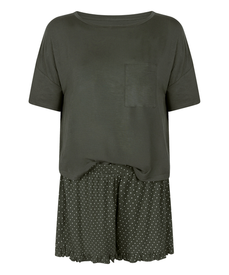 Jersey Pyjama Set, Green