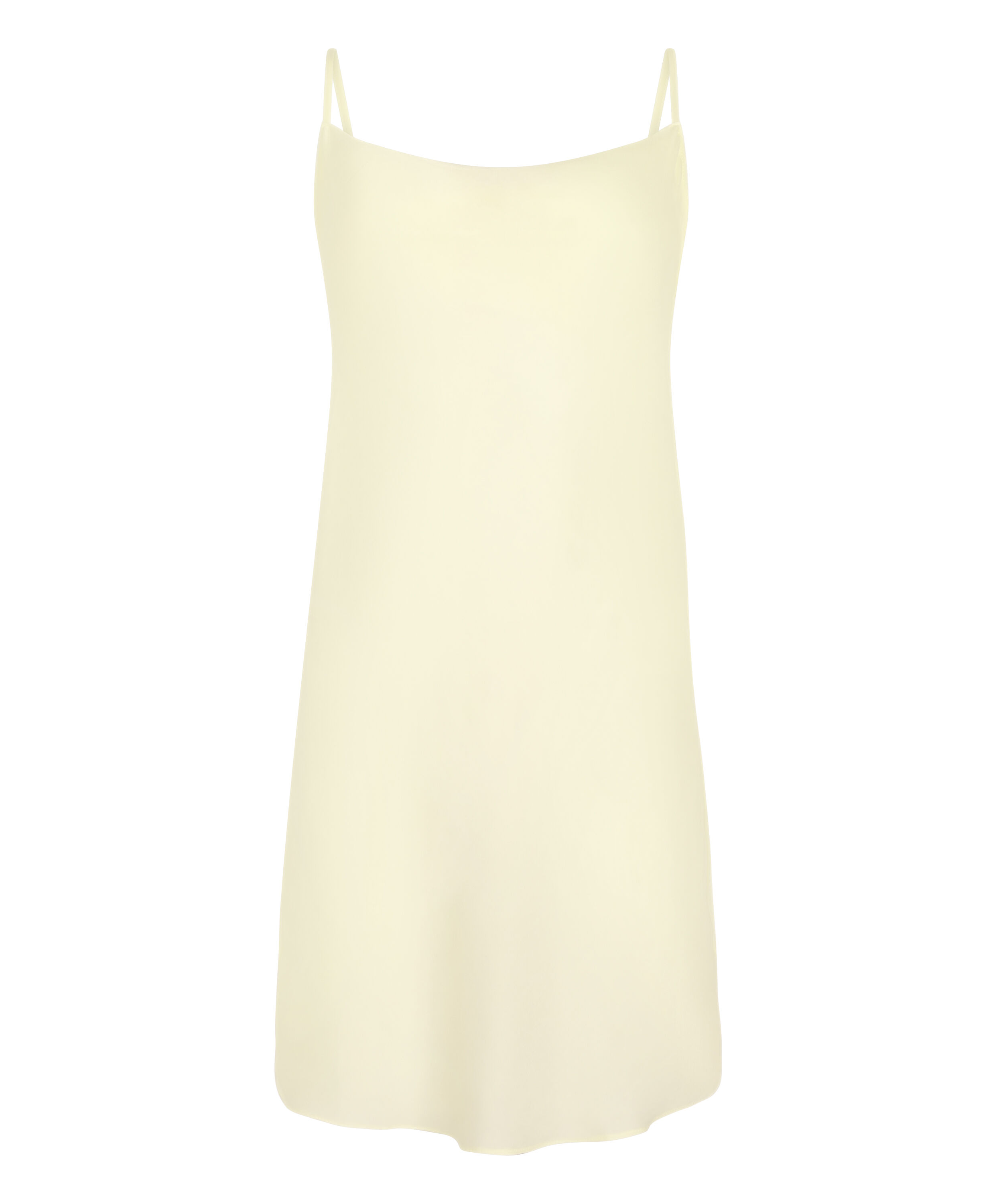 Slipdress Satin Minimal, Yellow