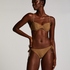Goldie Shimmer Bikini Top, Yellow