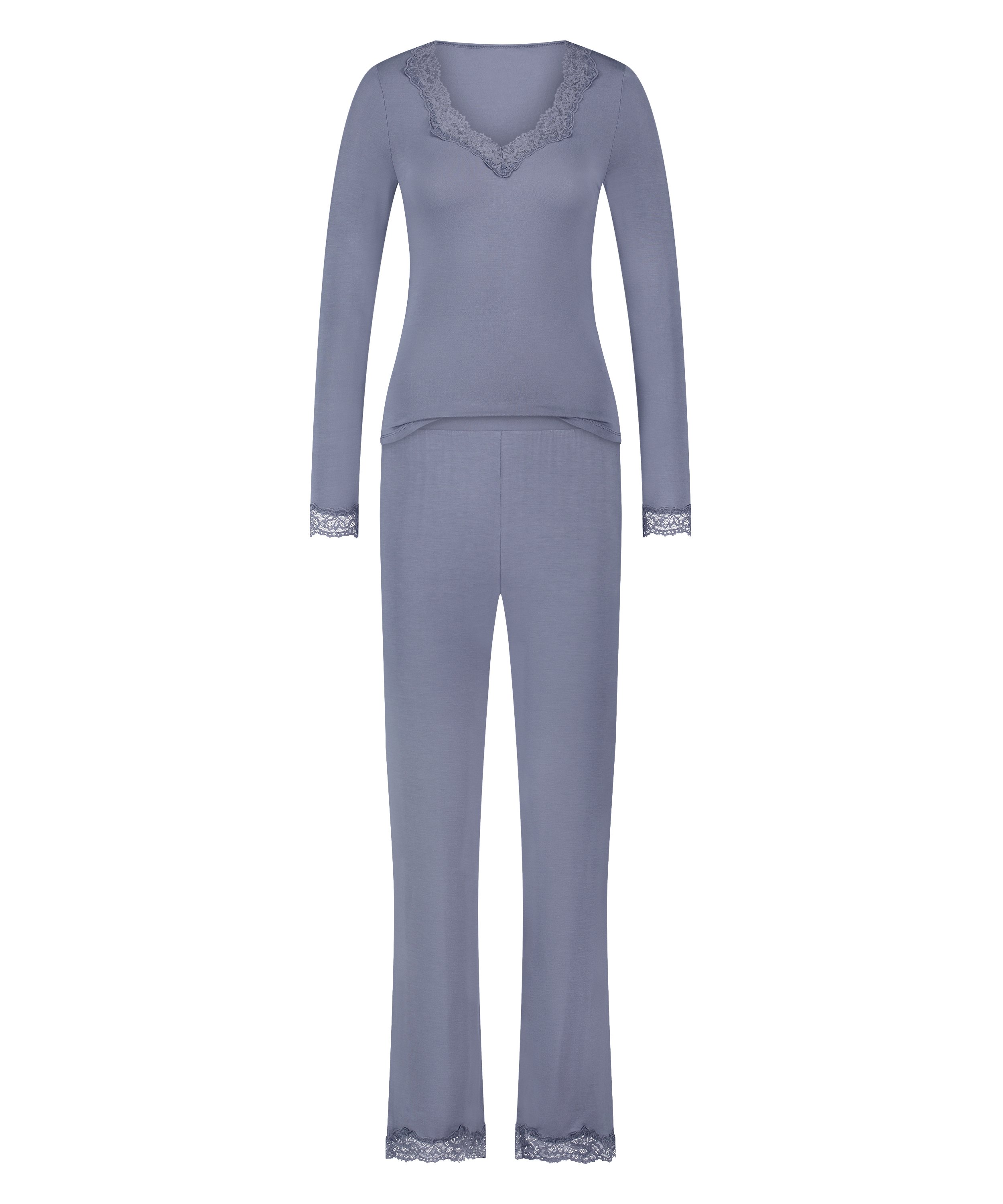 Pajama Set, Gray, main