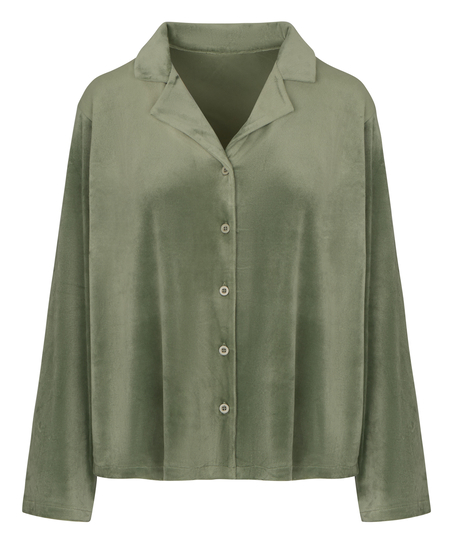 Velour Jacket, Green