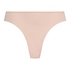 Lace Back Invisible Thong, Pink