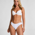 Invisible Lace Back Brazilian, White