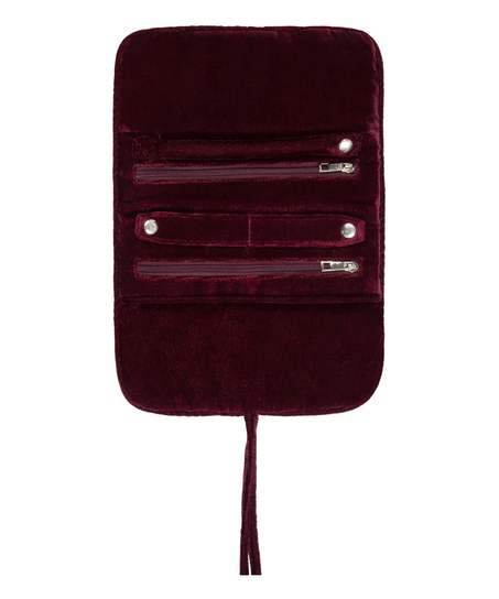 Beaded Jewellery Wrap, Purple