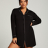 Essential Jersey Shirtdress, Black