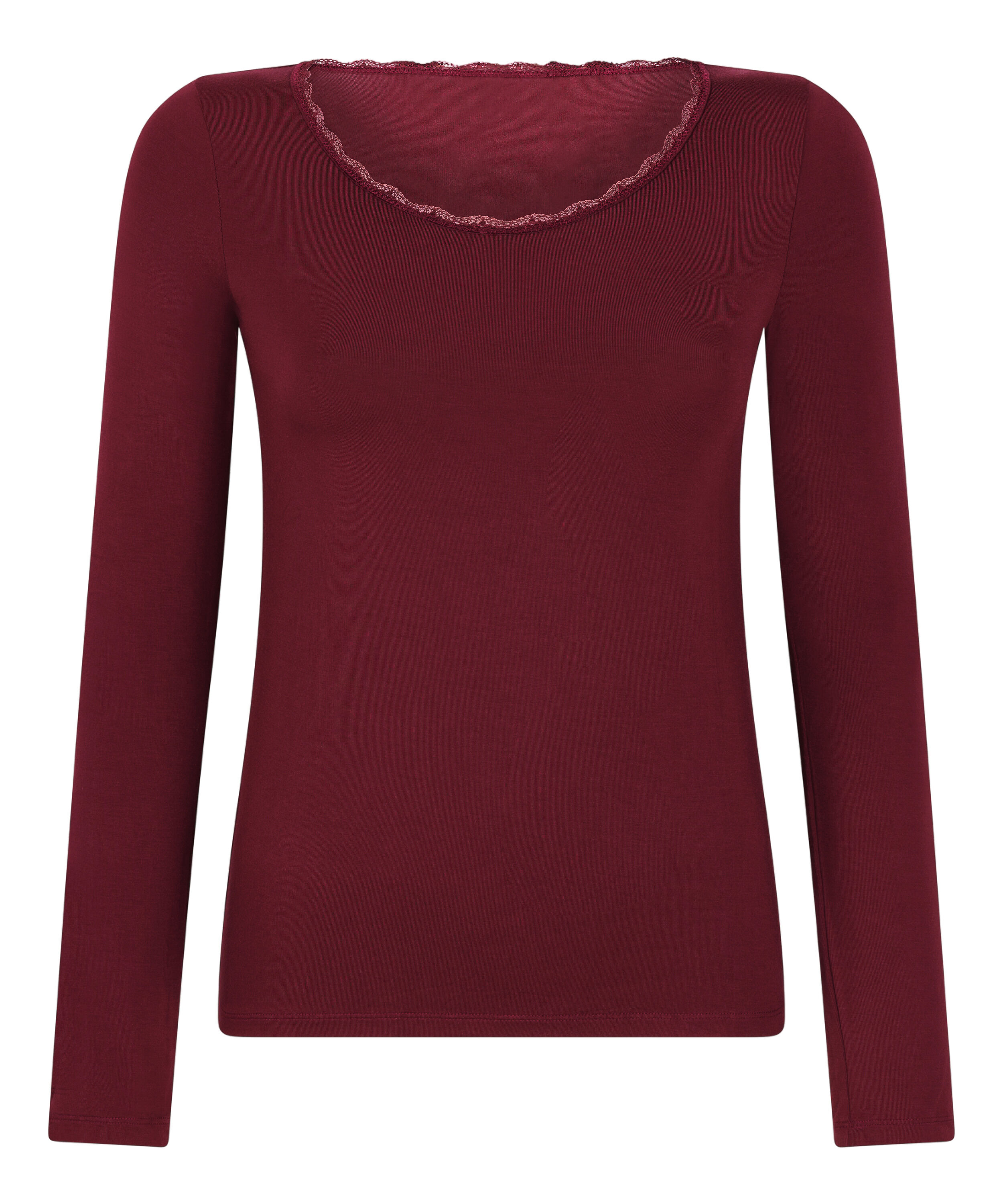 Longsleeved Jersey Pyjama Top, Purple