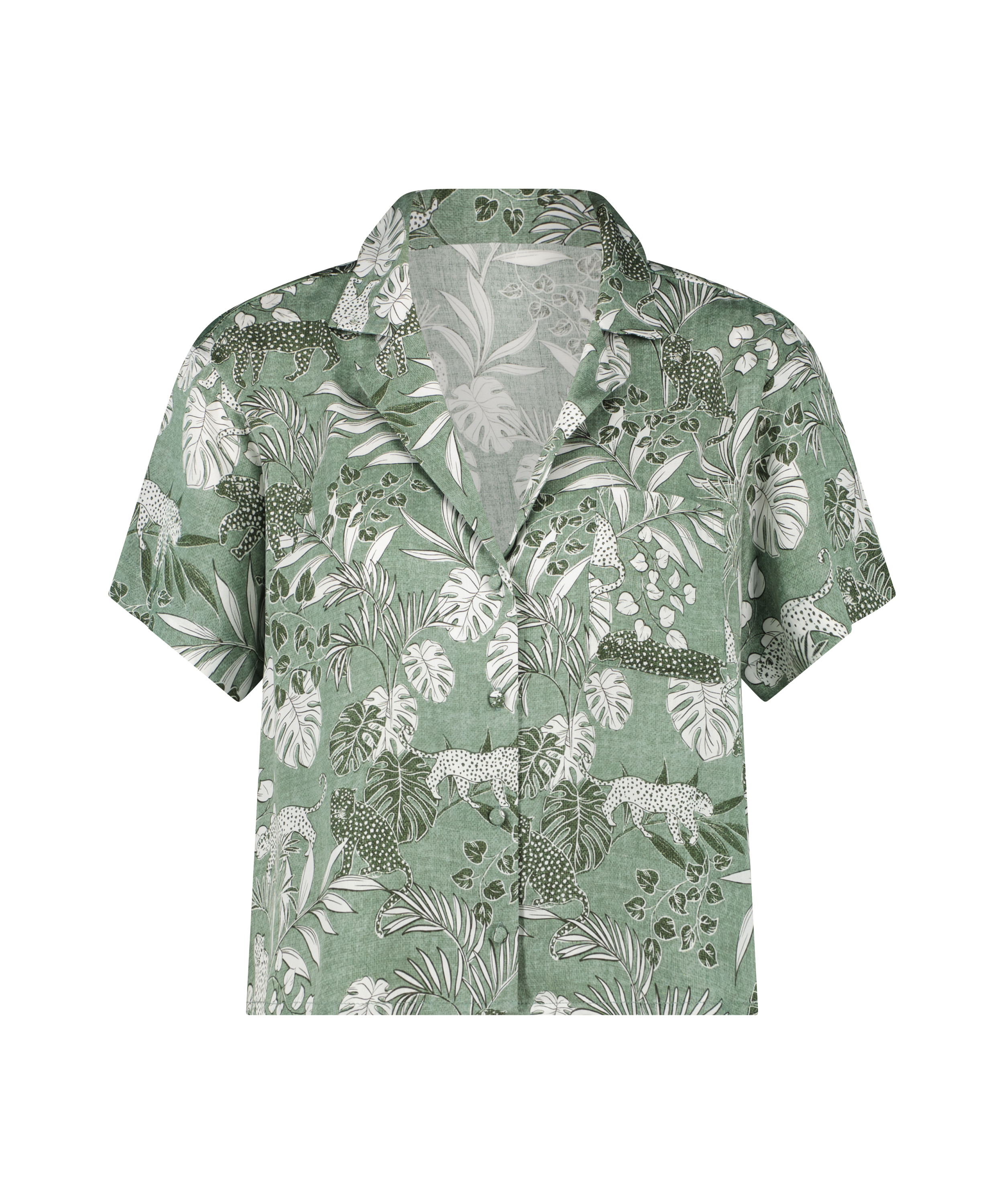 Pyjama Top, Green, main