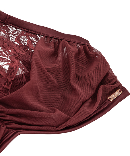 Zoe Non-Padded Underwired Bra, Red