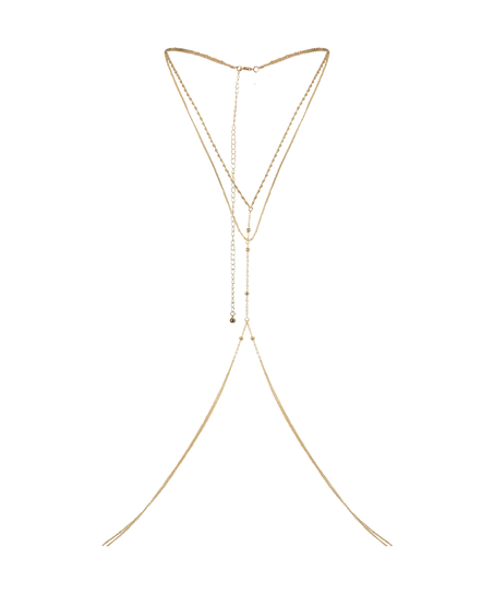 Harness body chain, Yellow