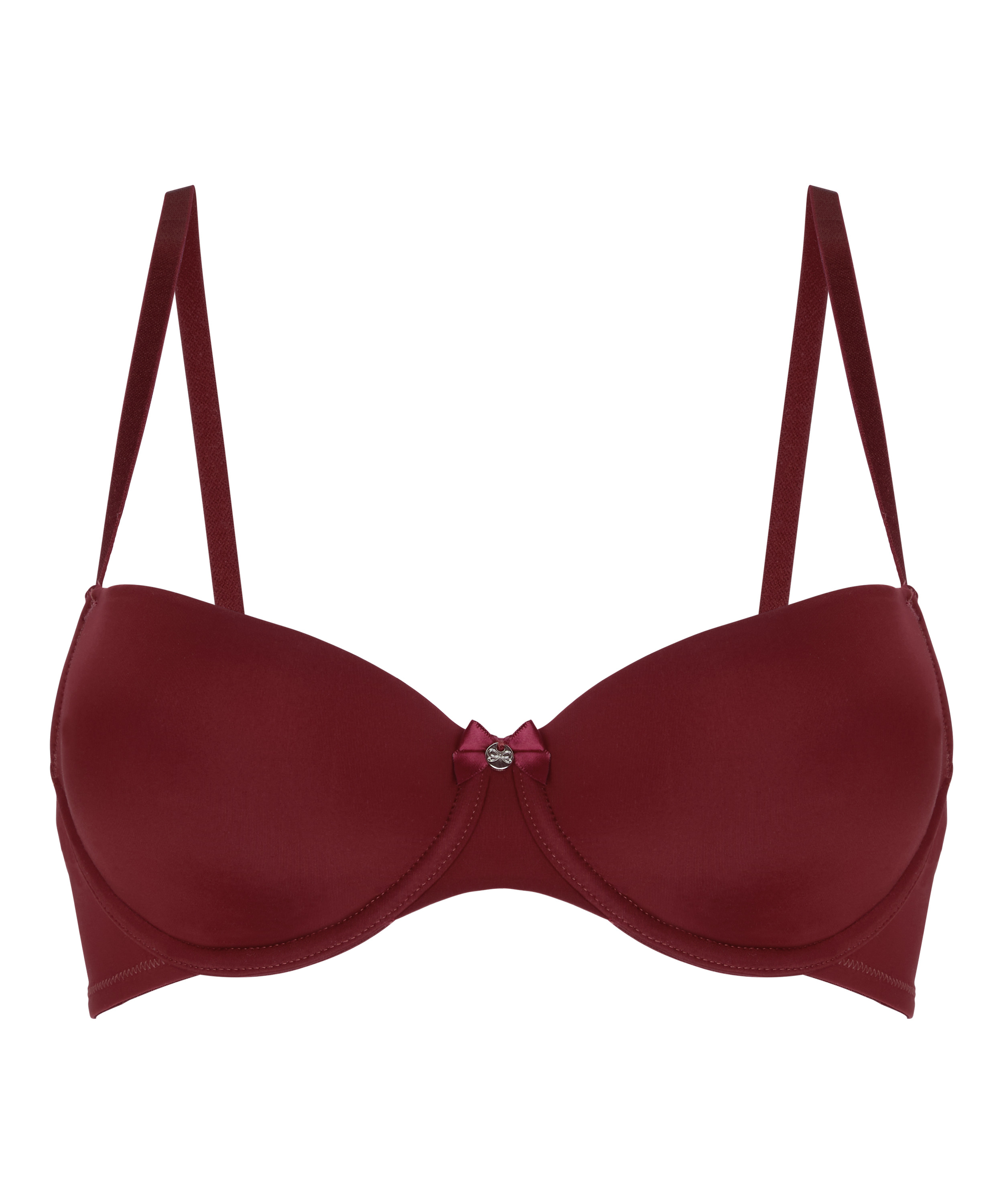 Demi Padded Underwired Bra, Red, main