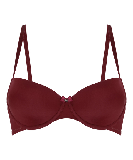 Demi Padded Underwired Bra, Red