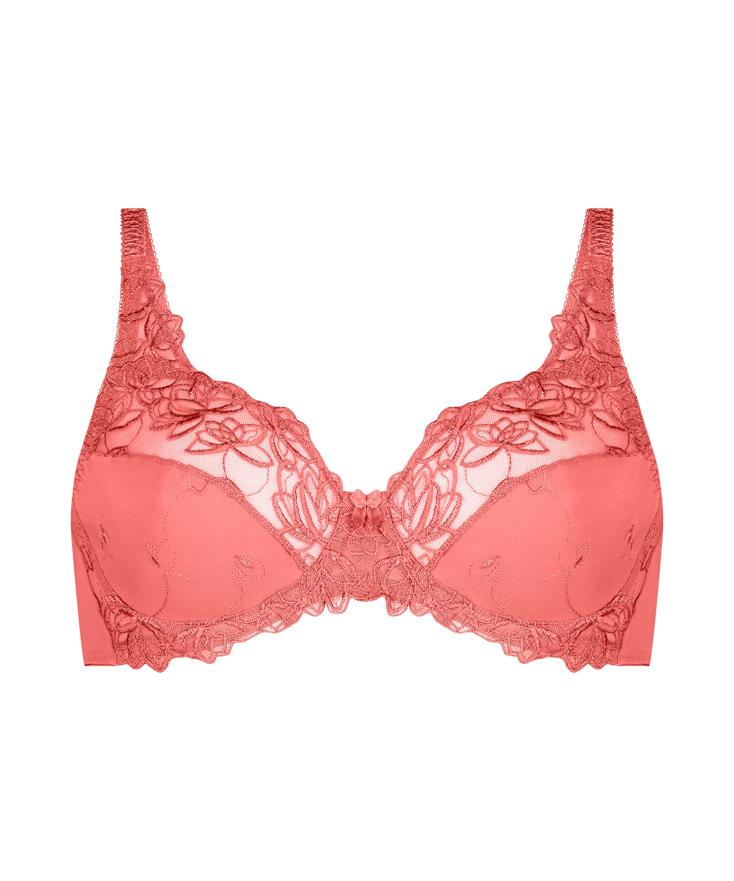 Diva Non-Padded Underwired Bra, Pink, main