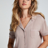 Essential Jersey Short-Sleeved Jacket, Beige