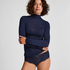 super soft Turtleneck Shirt with Cashmere, Blue