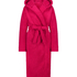 Long Fleece Bathrobe, Pink