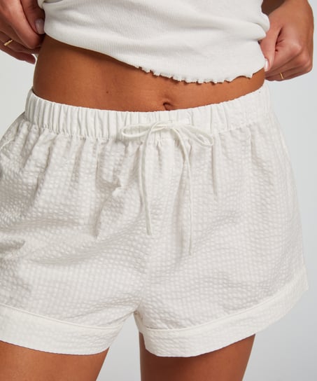 Cotton shorts, White