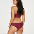 Invisible Brazilian Stripe mesh, Red