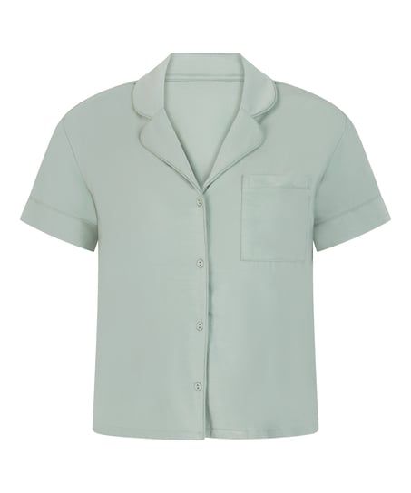 Essential Jersey Short-Sleeved Jacket, Green