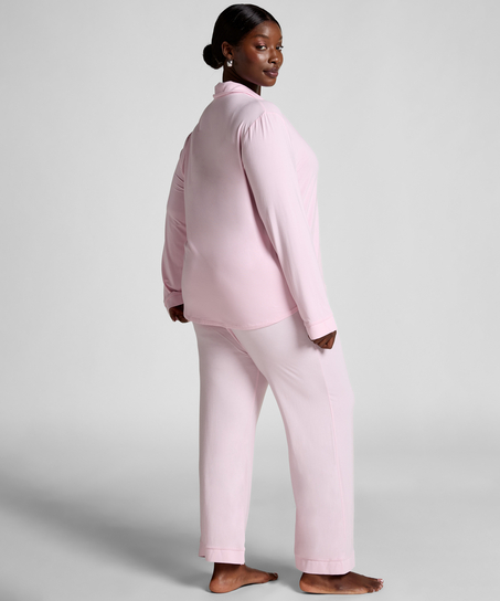 Essential Jersey Long-Sleeved Jacket, Pink