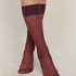 Sheer Socks Back Seam, Purple