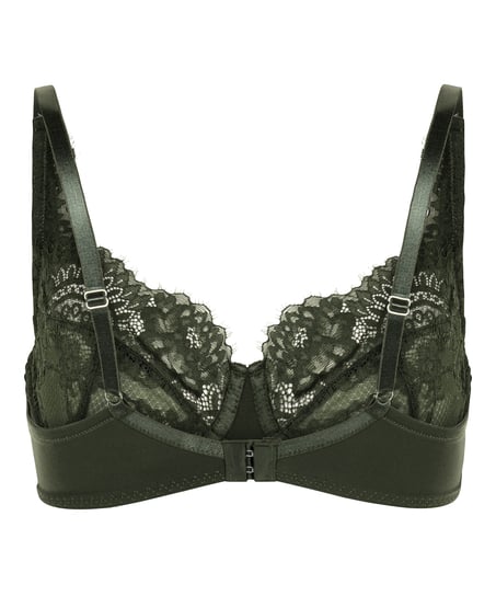 Amara Non-Padded Underwired Bra, Green