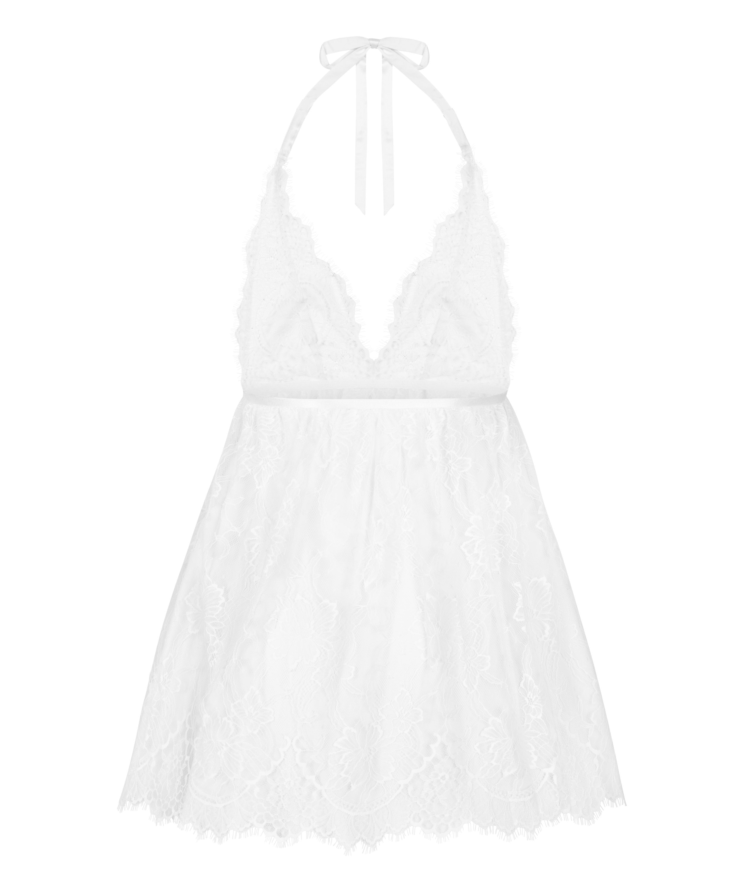 Magdalena Slip Dress, White, main