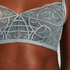 Luna Non-Padded Underwired Bra, Blue