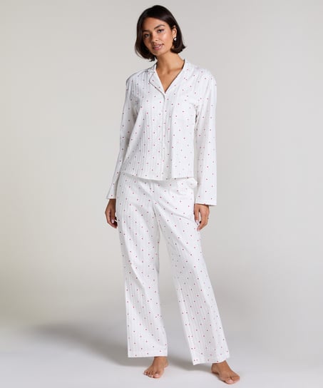 Jacquard Jacket Longsleeve, White