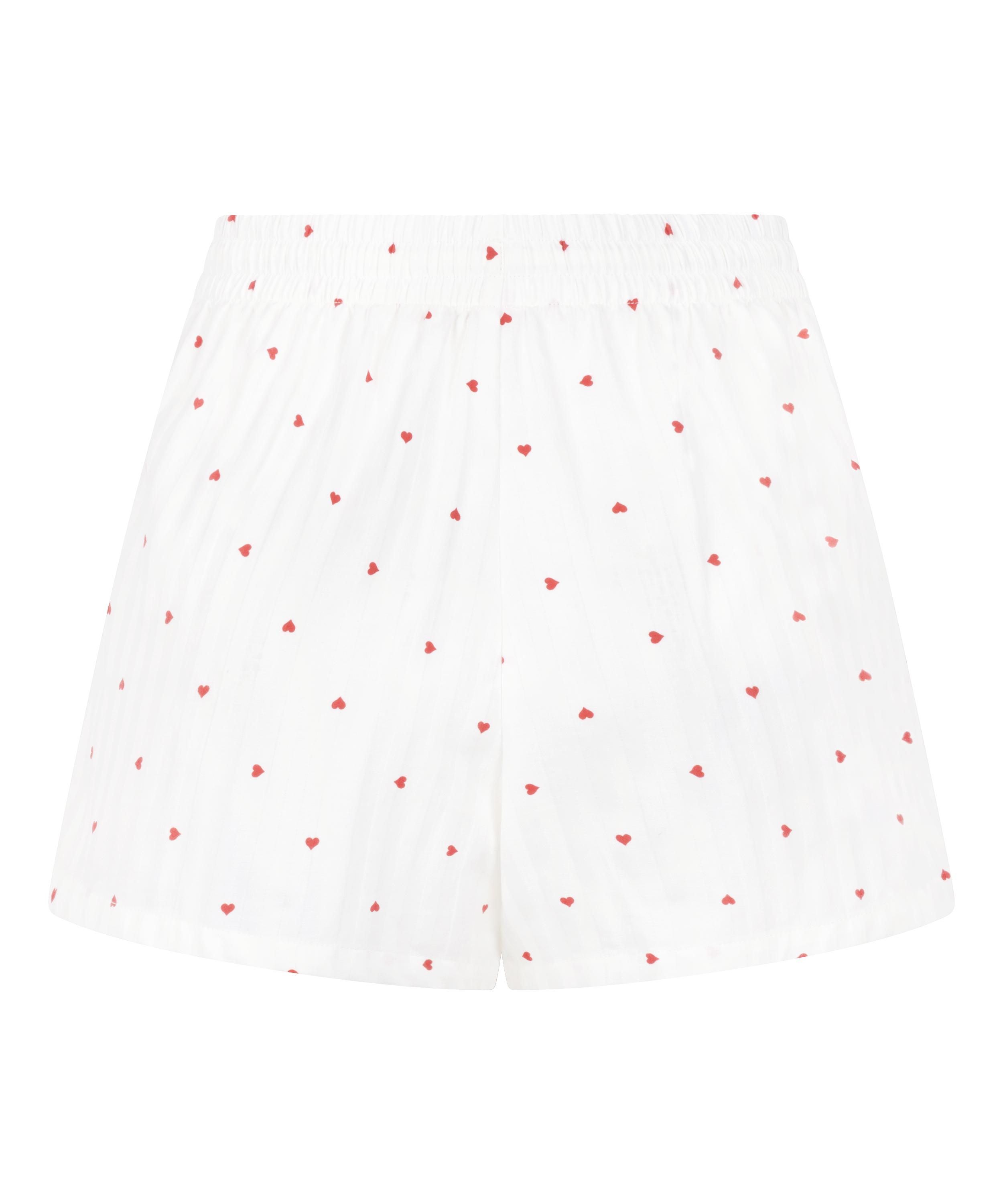 Short Cotton Hearts, White, main