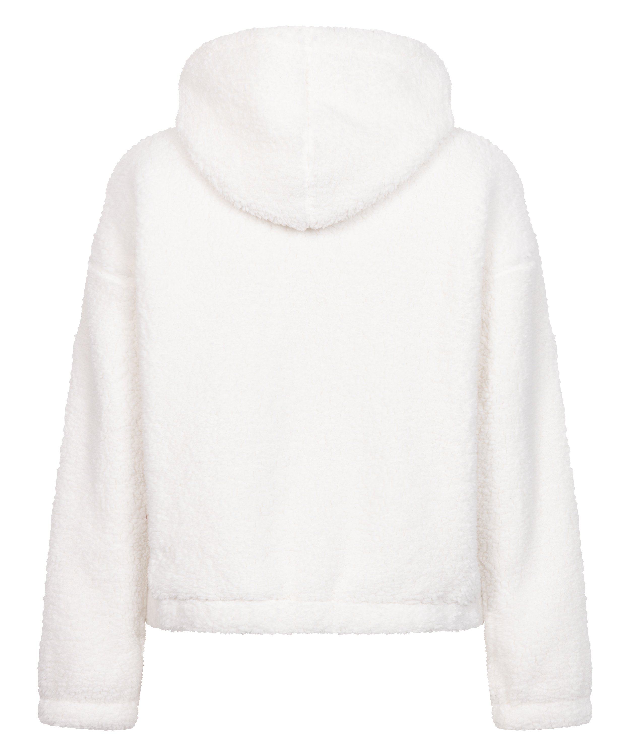 Snuggle Hoodie Fleece, White, main