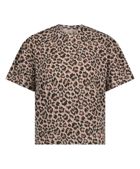 Brushed Jersey Top, Beige