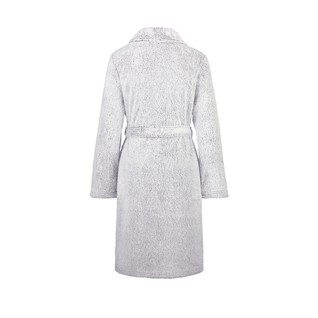 Fleece Bathrobe Short, Gray