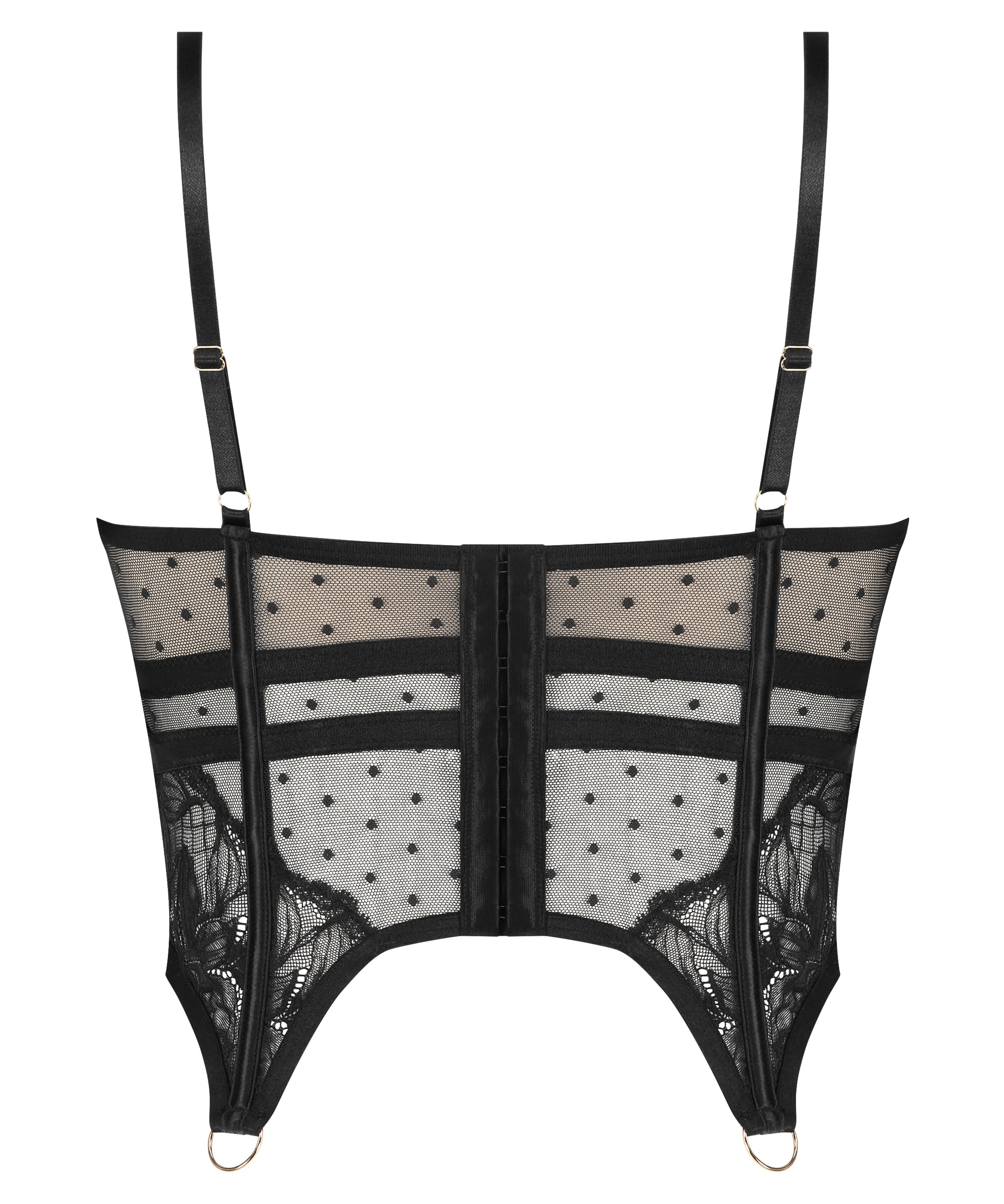 Lulu Bustier, Black, main