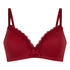 Lola Padded Non-Wired Bra, Red