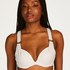 Sri Lanka Padded Push-Up Underwired Bikini Top, White