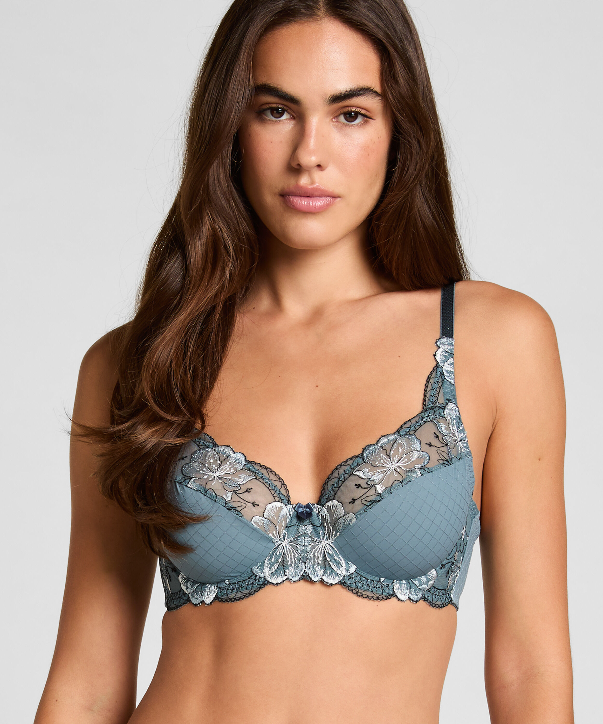 Non-Padded Underwired Bra Helena, Blue