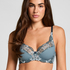 Non-Padded Underwired Bra Helena, Blue