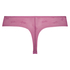 Invisible thong branded, Pink