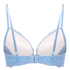 Marine Padded Push-Up Underwired Bra, Blue