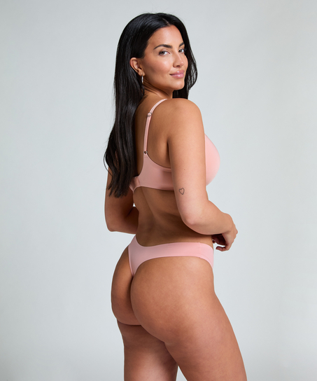 Invisible thong basic, Pink