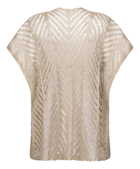 Beach Sequin Kaftan, Beige